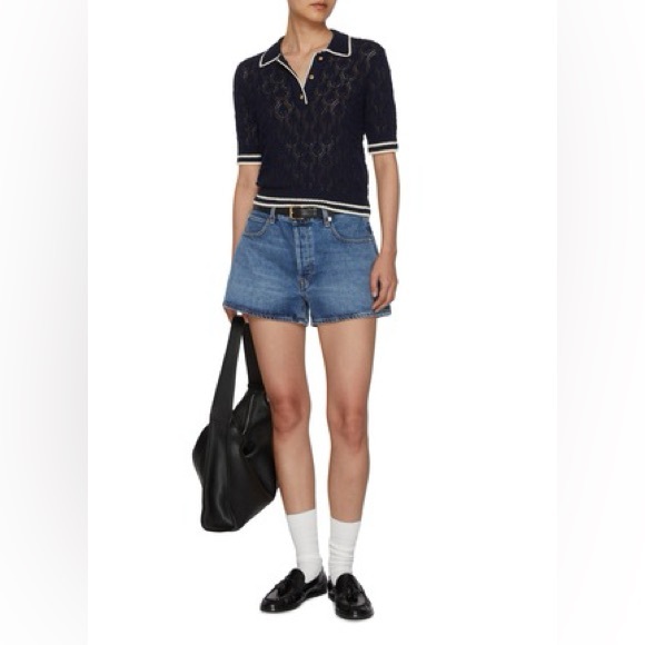 Frame Denim Navy Knit Top - Picture 2 of 10